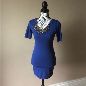 Royal blue bodycon